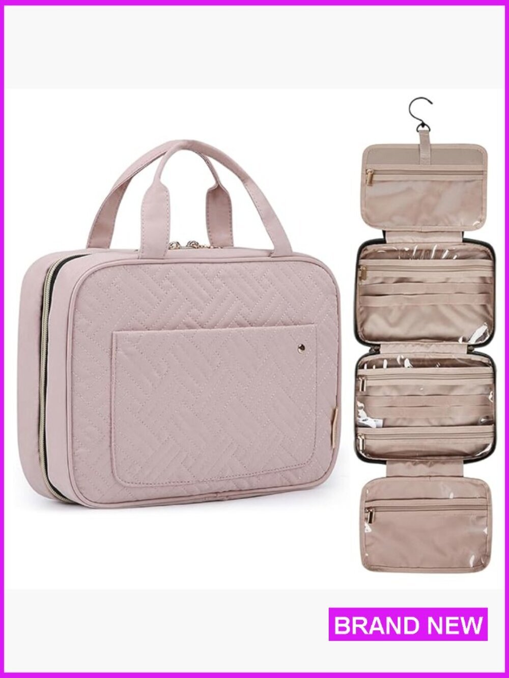 Hanging Toiletry Bag Travel Organizer Cosmetic Case Makeup Shampoo Accessories